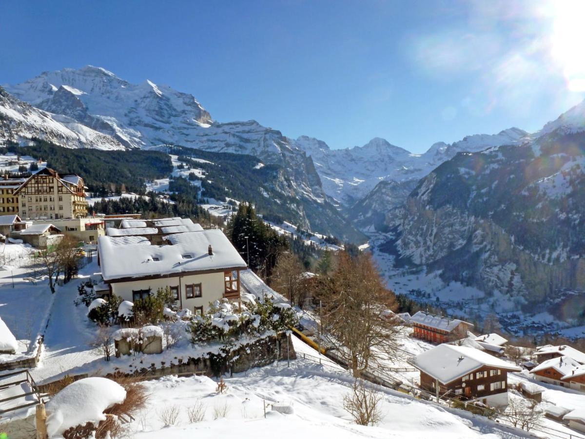 Apartment Breithorn-Residence-3 By Interhome Wengen Exteriér fotografie